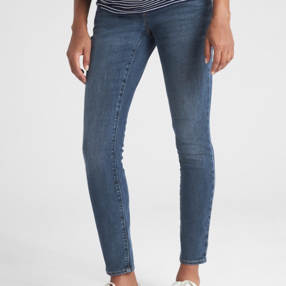 Gap Maternity Soft Wear Full Panel Skinny Jeans